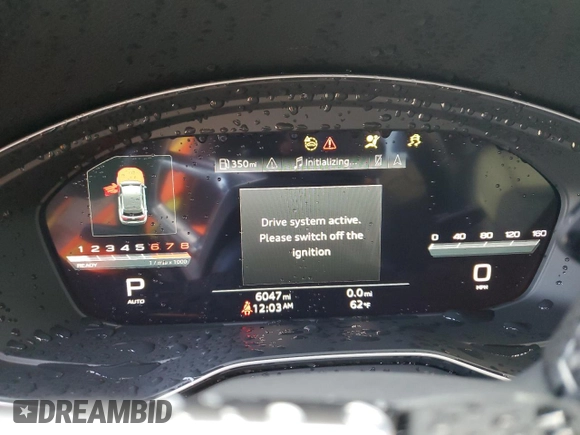 2022 Audi SQ5 Premium Plus with VIN WA1B4AFY9N2068089, listed as a Copart auction lot 48892064 with 6,047 mi miles and Salvage Title. Bid and sale history available at DreamBid. Image 9.