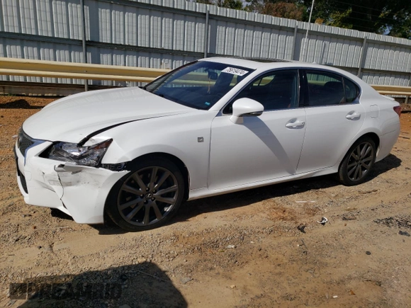 2014 Lexus GS 350 with VIN JTHCE1BL1E5027406, listed as a Copart auction lot 75619474 with 125,109 mi miles and Salvage Title. Bid and sale history available at carsss.com. Image 1.