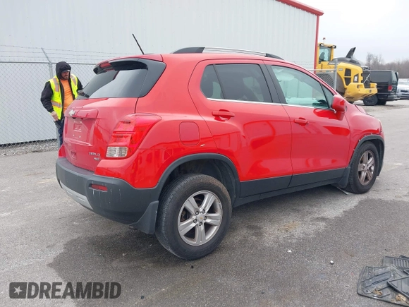 2016 Chevrolet Trax LT with VIN KL7CJPSB6GB606268, listed as a IAAI auction lot 41571773 with 141,906 mi miles and . Bid and sale history available at DreamBid. Image 4.