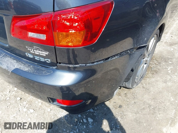 2008 Lexus IS 250 with VIN JTHBK262385067065, listed as a IAAI auction lot 41912493 with 171,644 mi miles. Bid and sale history available at carsss.com. Image 19.