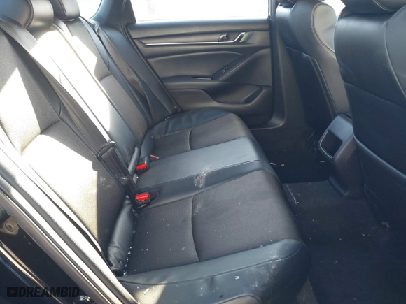 2018 Honda Accord Sedan Sport 1.5T with VIN 1HGCV1F39JA114596, listed as a IAAI auction lot 41466308 with 100,333 mi miles. Bid and sale history available at carsss.com. Image 8.