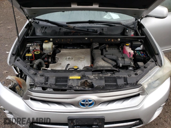 2011 Toyota Highlander Hybrid Limited with VIN JTEDC3EH7B2002341, listed as a Copart auction lot 49533825 with 279,865 mi miles and Salvage Title. Bid and sale history available at carsss.com. Image 12.