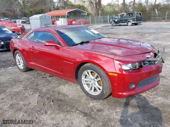 2015 Chevrolet Camaro LS with VIN 2G1FB1E34F9131193, listed as a IAAI auction lot 41538197 with 175102 miles. Bid and sale history available at carsss.com. Image 1.