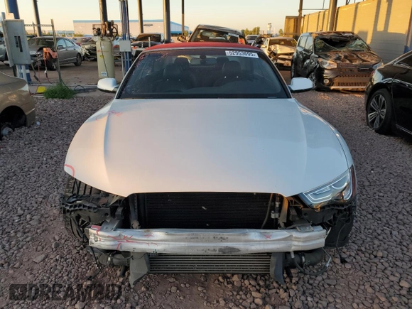 2016 Audi A5 Premium with VIN WAUD2AFH9GN001706, listed as a Copart auction lot 52953695 with 61,739 mi miles and Salvage title. Bid and sale history available at DreamBid. Image 5.