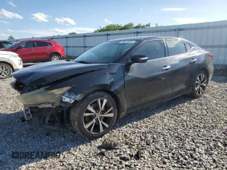 2016 Nissan Maxima SV z VIN 1N4AA6AP9GC428308, wystawiony jako Copart lot #58210455 z przebiegiem 150 838 mil mil oraz Szkoda całkowita • Salvage title. Historia ofert i sprzedaży dostępna na DreamBid. Obrazek 1.