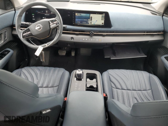 2023 Nissan ARIYA Platinum+ with VIN JN1DF0CD0PM700492, listed as a Copart auction lot 54740585 with 22,670 mi miles and Salvage title. Bid and sale history available at DreamBid. Image 8.