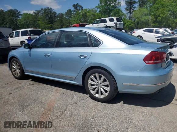 2013 Volkswagen Passat SEL Premium with VIN 1VWCH7A37DC066795, listed as a Copart auction lot 52380595 with 128,439 mi miles and Clean Title. Bid and sale history available at carsss.com. Image 2.