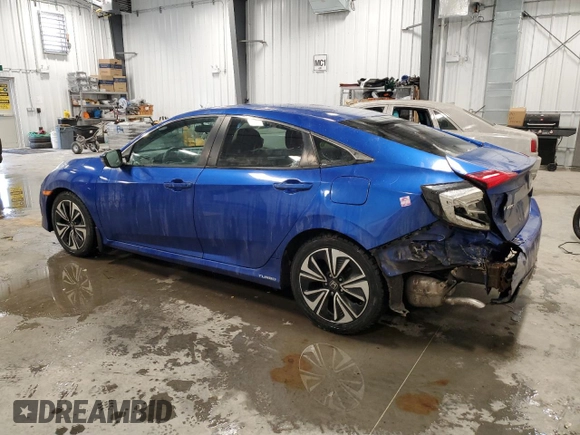 2017 Honda Civic Sedan EX-T with VIN 2HGFC1F46HH104065, listed as a Copart auction lot 43015035 with 93,690 mi miles and Salvage Title. Bid and sale history available at carsss.com. Image 2.