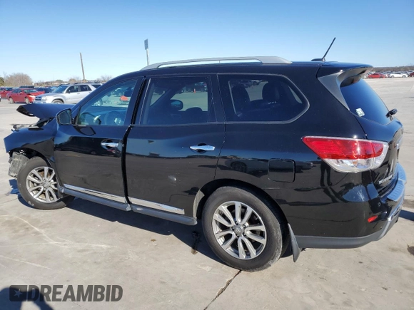 2014 Nissan Pathfinder S z VIN 5N1AR2MM0EC600263, wystawiony jako Copart lot #87225684 z przebiegiem 149 848 mil mil oraz Szkoda całkowita • Salvage title. Historia ofert i sprzedaży dostępna na DreamBid. Obrazek 2.