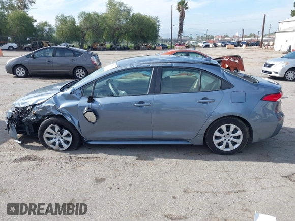 2023 Toyota Corolla LE with VIN JTDB4MEE7P3009635, listed as a IAAI auction lot 41808167 with 22,773 mi miles and . Bid and sale history available at DreamBid. Image 14.