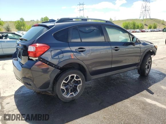 2017 Subaru Crosstrek Limited with VIN JF2GPAKC5HH271612, listed as a Copart auction lot 57243745 with 107,467 mi miles and Salvage title. Bid and sale history available at DreamBid. Image 3.