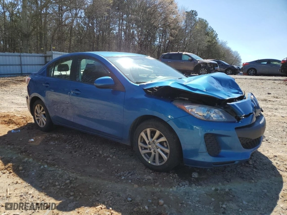 2012 Mazda Mazda3 i Touring with VIN JM1BL1V72C1594486, listed as a Copart auction lot 48038595 with 203,033 mi miles and Salvage Title. Bid and sale history available at carsss.com. Image 4.