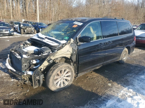 2008 Honda Odyssey Touring with VIN 5FNRL388X8B097313, listed as a Copart auction lot 88268575 with 0 mi miles and Salvage Title. Bid and sale history available at carsss.com. Image 1.