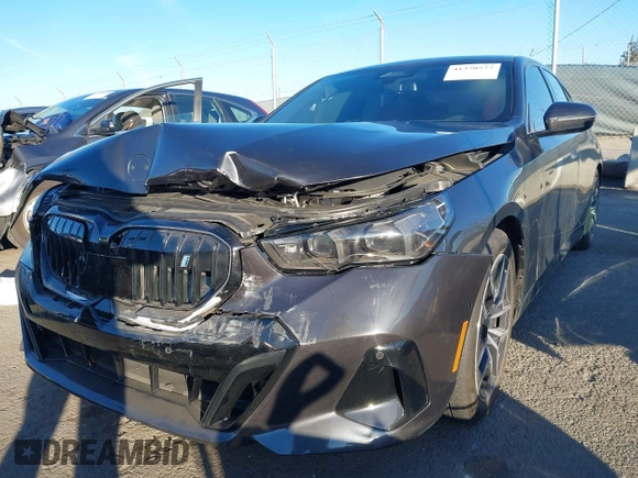 2024 BMW i5 eDrive40 with VIN WBY33FK09RCR42126, listed as a IAAI auction lot 41370577 with 9,601 mi miles and . Bid and sale history available at DreamBid. Image 6.