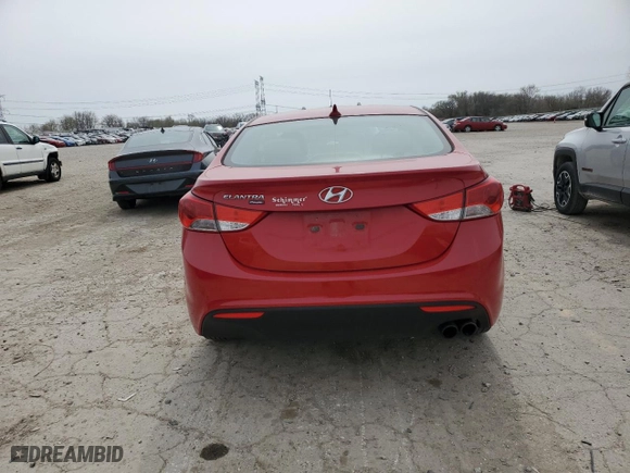 2013 Hyundai Elantra Coupe GS with VIN KMHDH6AE7DU004919, listed as a Copart auction lot 51423295 with 79,928 mi miles and Salvage Title. Bid and sale history available at carsss.com. Image 6.