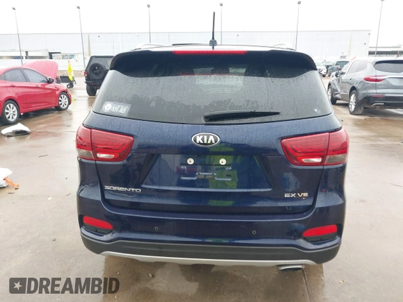 2020 Kia Sorento EX V6 with VIN 5XYPH4A5XLG677628, listed as a IAAI auction lot 41106780 with 62,374 mi miles. Bid and sale history available at carsss.com. Image 16.