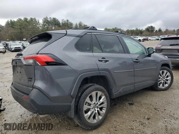 2024 Toyota RAV4 XLE Premium with VIN 2T3A1RFVXRC490319, listed as a Copart auction lot 48150595 with 7,766 mi miles and Salvage Title. Bid and sale history available at carsss.com. Image 3.