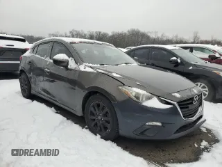 2014 Mazda 3 i Grand Touring with VIN JM1BM1M78E1102724, listed as a Copart auction lot 84099614 with 113,867 mi miles and Salvage Title. Bid and sale history available at DreamBid. Image 4.