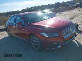 2020 Lincoln Continental Standard with VIN 1LN6L9PK9L5604145, listed as a IAAI auction lot 41364130 with 24,378 mi miles. Bid and sale history available at carsss.com. Image 1.