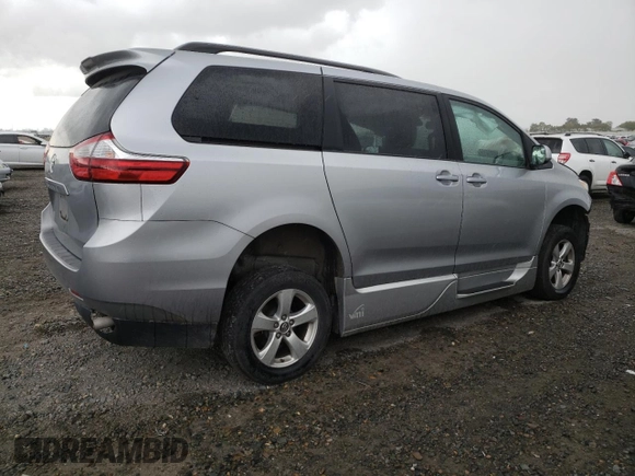 2018 Toyota Sienna LE Auto Access Seat with VIN 5TDKZ3DC6JS944274, listed as a Copart auction lot 51341315 with 49,036 mi miles and Salvage Title. Bid and sale history available at DreamBid. Image 3.