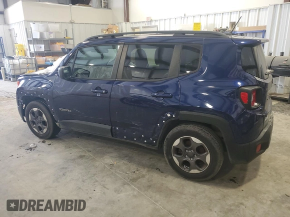 2016 Jeep Renegade Latitude with VIN ZACCJABW6GPC42409, listed as a Copart auction lot 45591525 with 108,576 mi miles and Salvage Title. Bid and sale history available at DreamBid. Image 2.