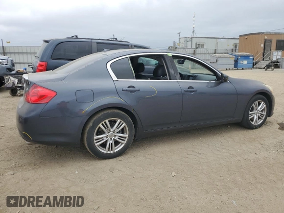 2012 Infiniti G25 Journey with VIN JN1DV6AP4CM810216, listed as a Copart auction lot 54243485 with 91,939 mi miles and Salvage Title. Bid and sale history available at carsss.com. Image 3.