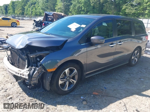 2020 Honda Odyssey Touring z VIN 5FNRL6H84LB001511, wystawiony jako IAAI lot #42194828 z przebiegiem 218 269 mil mil oraz . Historia ofert i sprzedaży dostępna na DreamBid. Obrazek 18.