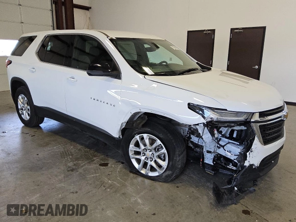 2023 Chevrolet Traverse LS with VIN 1GNERFKW7PJ231053, listed as a Copart auction lot 68473214 with 37,012 mi miles and Clean Title. Bid and sale history available at carsss.com. Image 4.