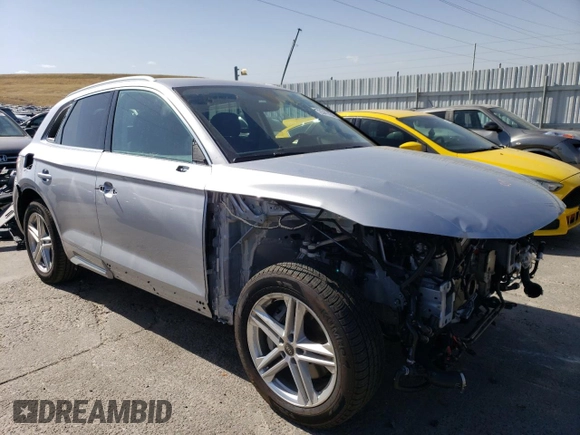 2024 Audi Q5 S line Premium with VIN WA1G2AFY5R2084291, listed as a Copart auction lot 72341454 with 656 mi miles and Salvage title. Bid and sale history available at DreamBid. Image 4.