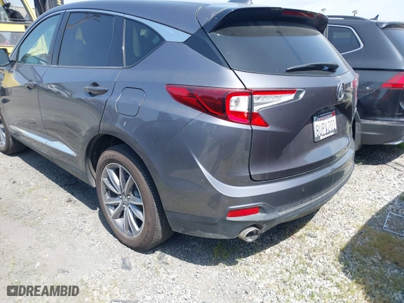 2021 Acura RDX w/Technology Package with VIN 5J8TC1H59ML005505, listed as a IAAI auction lot 41571125 with 46,451 mi miles. Bid and sale history available at carsss.com. Image 3.