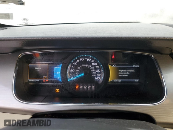 2014 Ford Taurus SEL with VIN 1FAHP2E8XEG123009, listed as a Copart auction lot 42724724 with 117,639 mi miles and Salvage Title. Bid and sale history available at DreamBid. Image 9.