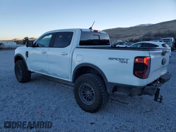 2024 Ford Ranger Lariat с VIN 1FTER4KH0RLE09682, выставлен на аукционе Copart как лот 87898935 с пробегом 16 595 миль миль и Списание • Salvage title. История ставок и продаж доступна на DreamBid. Изображение 2.