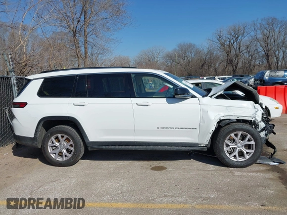 2022 Jeep Grand Cherokee Limited с VIN 1C4RJKBG8N8586661, выставлен на аукционе IAAI как лот 41760327 с пробегом 43 894 миль миль и . История ставок и продаж доступна на DreamBid. Изображение 14.