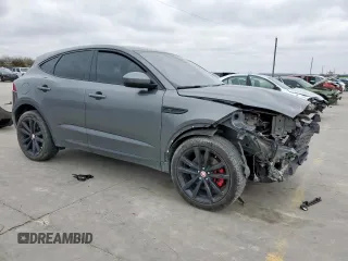 2019 Jaguar E-Pace SE with VIN SADFP2FX1K1Z35910, listed as a Copart auction lot 45399745 with 81,306 mi miles and Salvage Title. Bid and sale history available at DreamBid. Image 4.