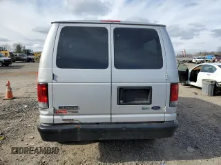 2014 Ford Econoline Cargo Commercial with VIN 1FTNE2EL3EDA87107, listed as a Copart auction lot 45336725 with 205,547 mi miles and Salvage title. Bid and sale history available at DreamBid. Image 6.