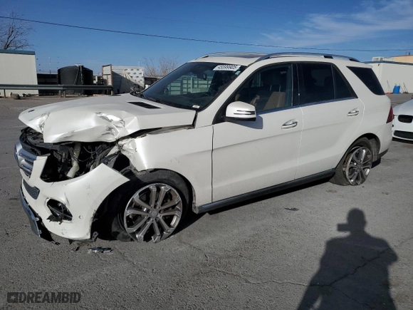 2016 Mercedes-Benz GLE with VIN 4JGDA5JB2GA751189, listed as a Copart auction lot 45599905 with NaN miles and Clean Title. Bid and sale history available at carsss.com. Image 1.