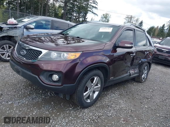 2012 Kia Sorento EX with VIN 5XYKUDA2XCG288581, listed as a IAAI auction lot 42011463 with 449,858 mi miles. Bid and sale history available at carsss.com. Image 17.