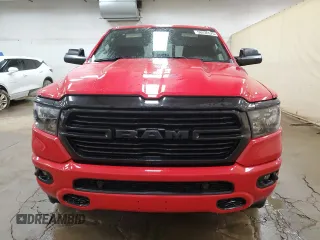 2021 Ram 1500 Big Horn with VIN 1C6SRFBT6MN771958, listed as a Copart auction lot 56236575 with 76,090 mi miles and Salvage title. Bid and sale history available at DreamBid. Image 5.
