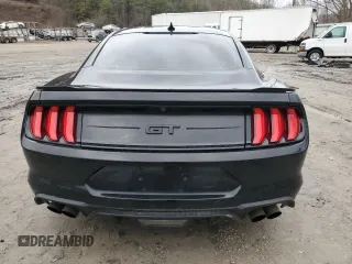 2022 Ford Mustang GT with VIN 1FA6P8CF9N5140097, listed as a Copart auction lot 85446814 with 19,066 mi miles and Salvage Title. Bid and sale history available at carsss.com. Image 6.