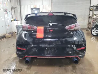 2019 Hyundai Veloster N with VIN KMHT36AHXKU001840, listed as a Copart auction lot 45695305 with 65,104 mi miles and Salvage Title. Bid and sale history available at carsss.com. Image 6.