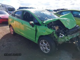 2014 Ford Fiesta SE with VIN 3FADP4BJ2EM203010, listed as a IAAI auction lot 40763881 with 60,803 mi miles. Bid and sale history available at carsss.com. Image 1.