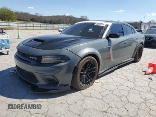 2021 Dodge Charger SRT Hellcat Widebody z VIN 2C3CDXL9XMH590492, wystawiony jako Copart lot #50333335 z przebiegiem 32 279 mil mil oraz Szkoda całkowita • Salvage title. Historia ofert i sprzedaży dostępna na DreamBid. Obrazek 1.