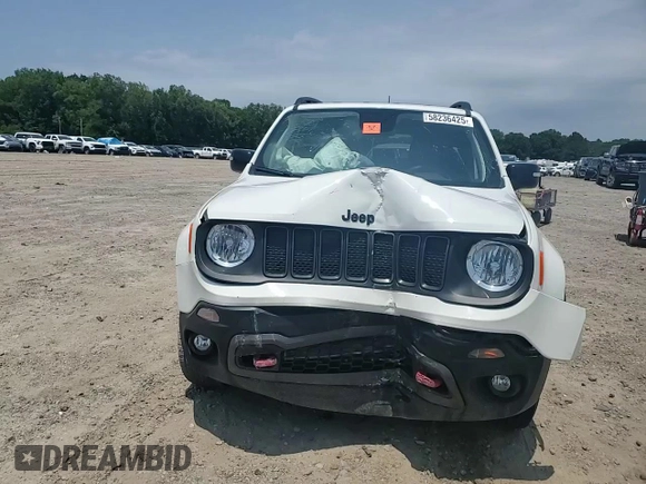 2023 Jeep Renegade Trailhawk z VIN ZACNJDC11PPP72877, wystawiony jako Copart lot #58236425 z przebiegiem 4 224 mil mil oraz Szkoda całkowita • Salvage title. Historia ofert i sprzedaży dostępna na DreamBid. Obrazek 14.