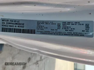 2021 Ram 2500 Tradesman z VIN 3C6MR4AJ6MG554142, wystawiony jako Copart lot #65013125 z przebiegiem 117 905 mil mil oraz Czysty tytuł • Clean title. Historia ofert i sprzedaży dostępna na DreamBid. Obrazek 12.