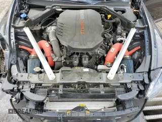 2020 Kia Stinger GT1 with VIN KNAE45LC8L6081602, listed as a Copart auction lot 52291265 with 32,874 mi miles and Salvage Title. Bid and sale history available at DreamBid. Image 13.