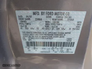 2008 Ford Escape XLT with VIN 1FMCU03178KA47527, listed as a IAAI auction lot 41672719 with 306,312 mi miles. Bid and sale history available at carsss.com. Image 9.