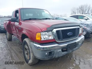 2005 Ford Ranger XL with VIN 1FTYR15EX5PA52320, listed as a IAAI auction lot 41670672 with 110,768 mi miles. Bid and sale history available at carsss.com. Image 1.