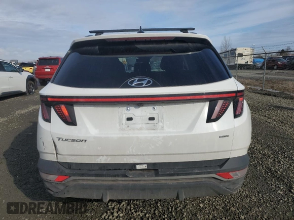 2024 Hyundai Tucson SEL with VIN 5NMJFCDE5RH429853, listed as a Copart auction lot 45197595 with 7,897 mi miles and Salvage Title. Bid and sale history available at carsss.com. Image 6.