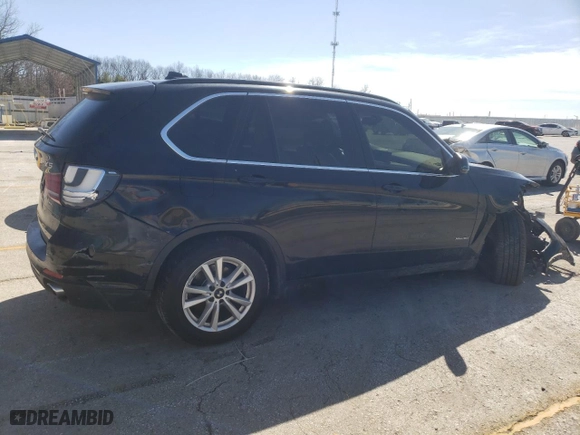 2015 BMW X5 xDrive35i with VIN 5UXKR0C56F0K54440, listed as a Copart auction lot 48974085 with 70,770 mi miles and Salvage Title. Bid and sale history available at carsss.com. Image 3.
