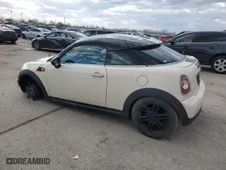 2013 MINI Cooper Coupe with VIN WMWSX1C56DT507407, listed as a Copart auction lot 48176045 with 110,616 mi miles and Salvage Title. Bid and sale history available at carsss.com. Image 2.